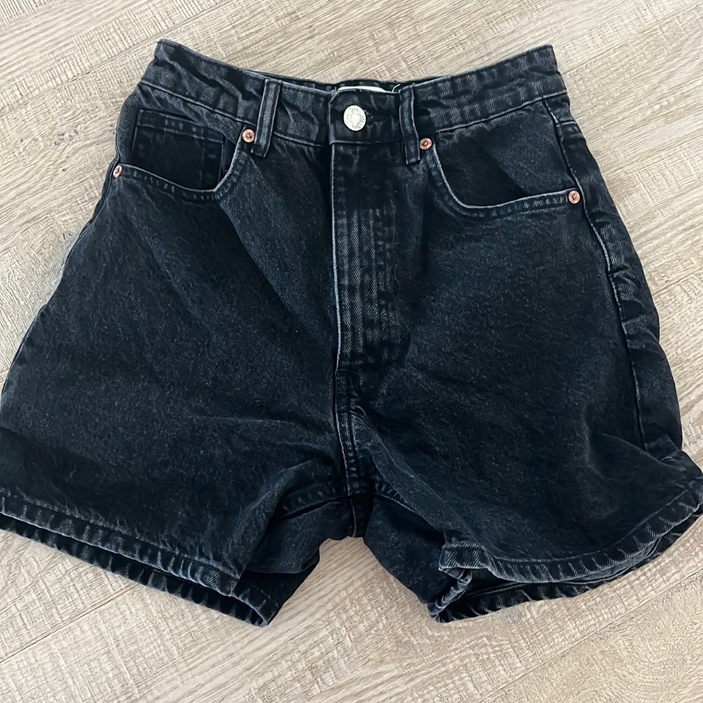 Zara high waisted jean shorts